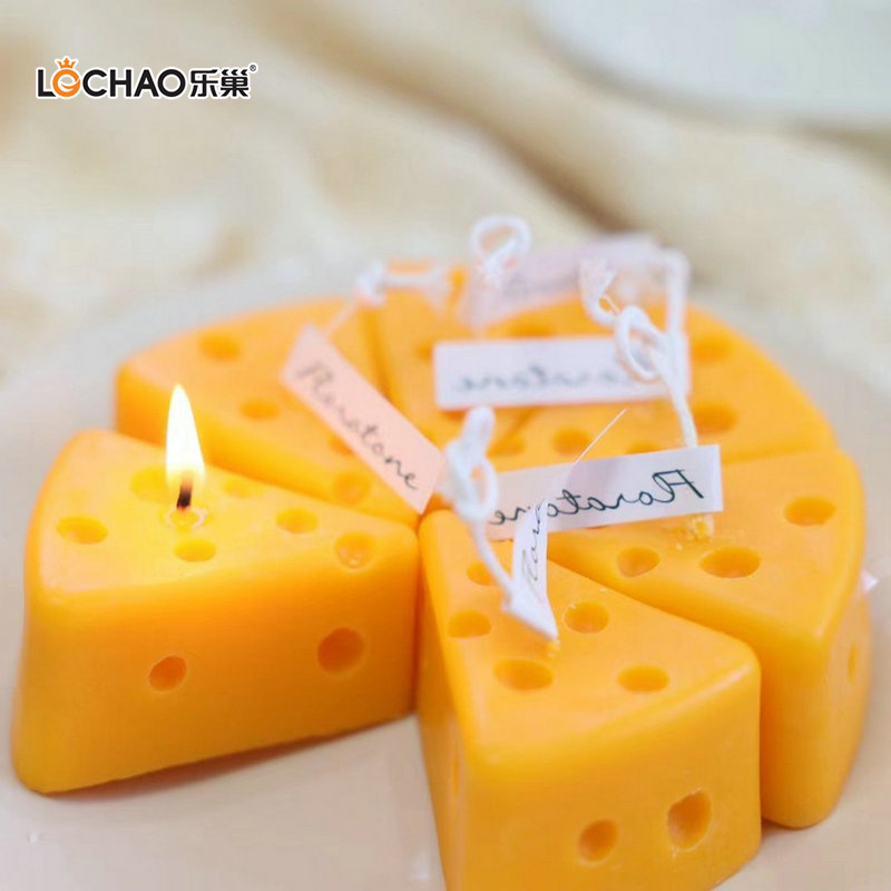 Triangle Food Cheese Aromatherapy Candle