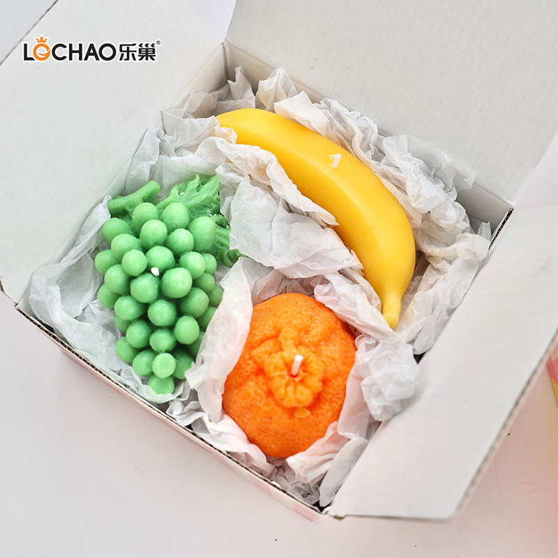 Fruit Gift Box Set Lemon Banana Scented Candle