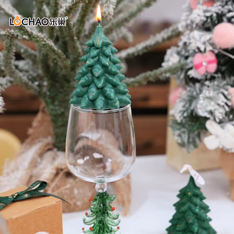 Christmas Pine Tree Candles