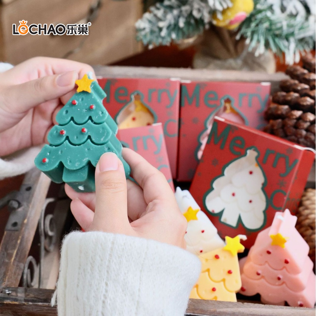 Christmas Festive  Decorations Scented Candles Chubby