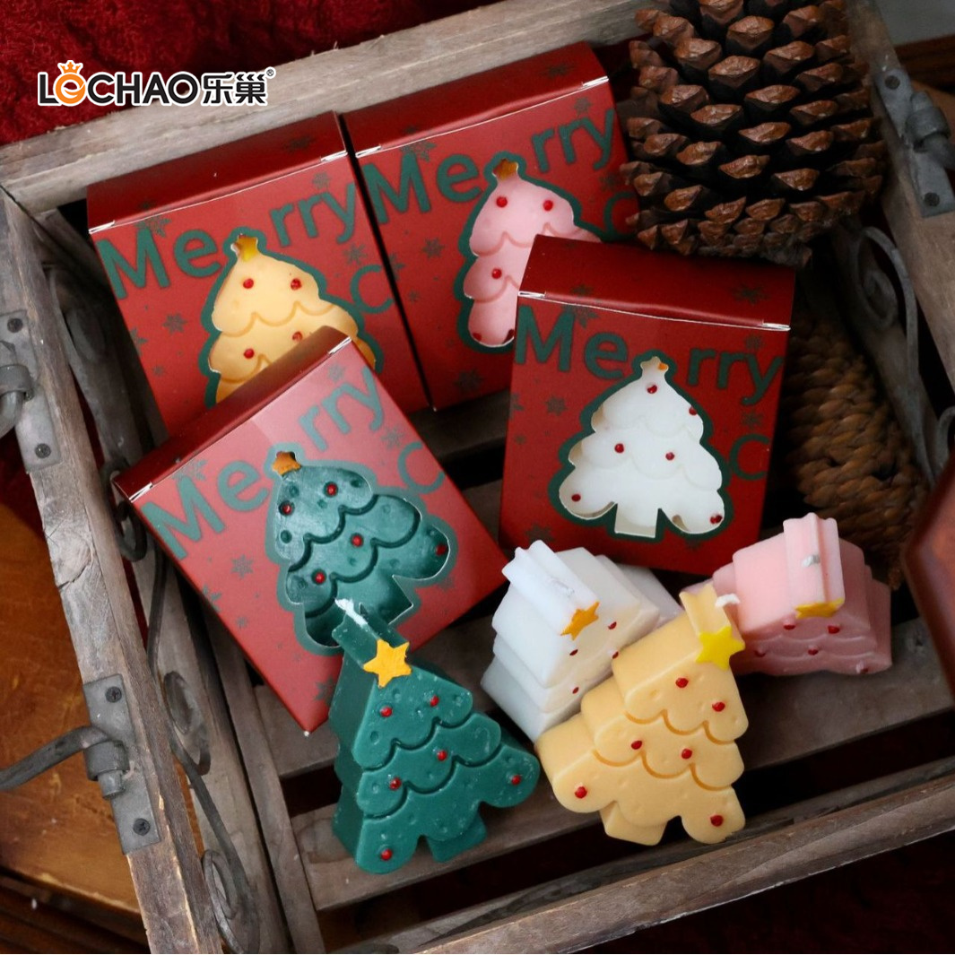 Christmas Festive  Decorations Scented Candles Chubby