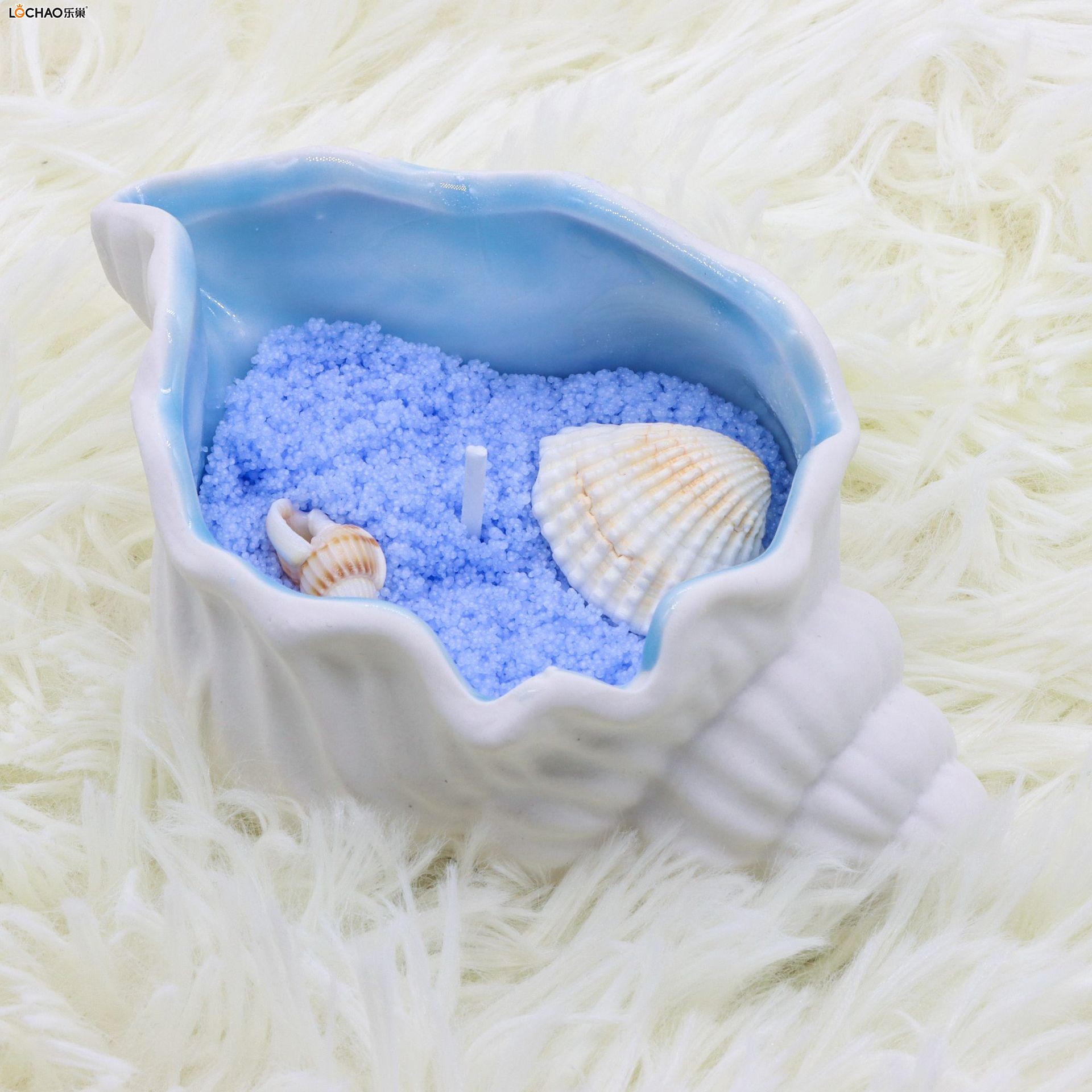 Ocean Style Colorful Ice Flower Shell Starfish Fragrance Particles