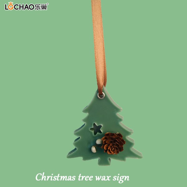 Christmas tree wax sign