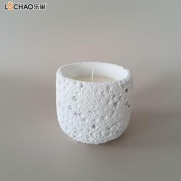 Nordic style cement cup scented candle