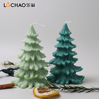 Christmas tree scented candle