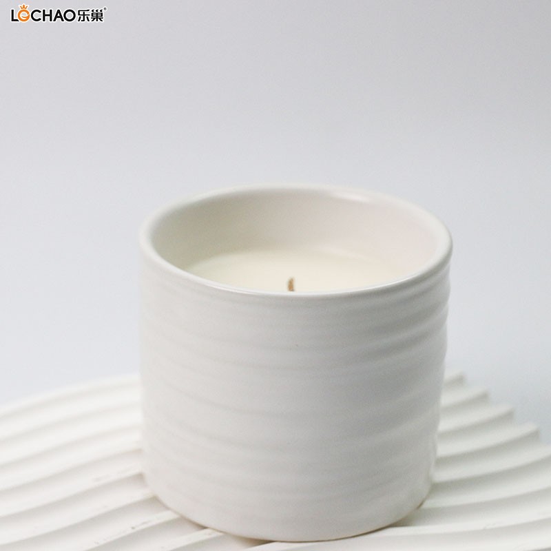 Simple Nordic style aromatherapy candle