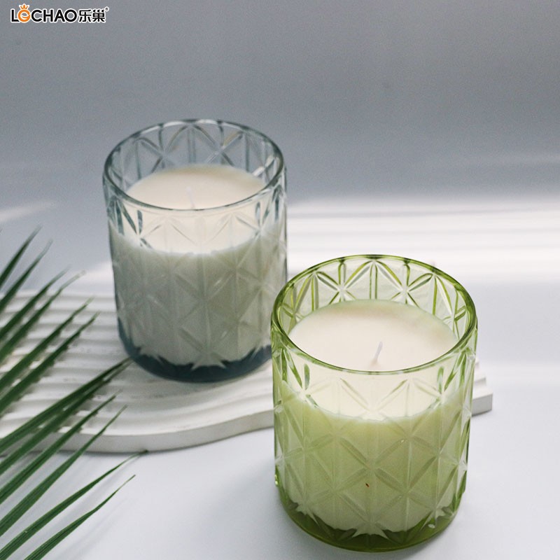Large Glass Scented Candle