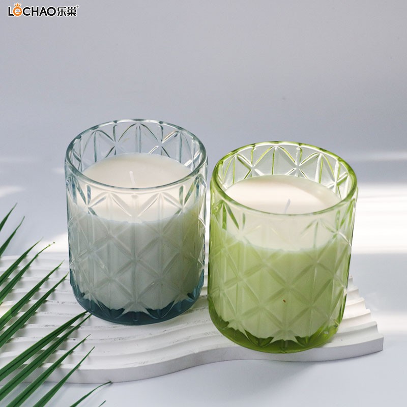 Large Glass Scented Candle