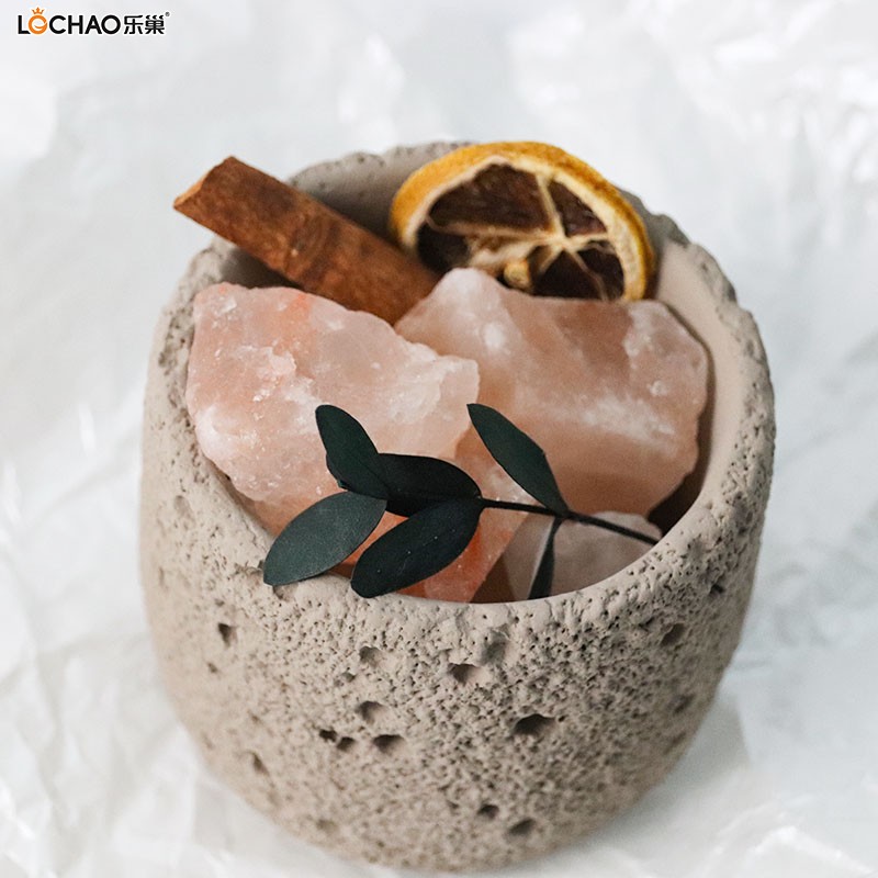 Fireless diffuser cement cup candle