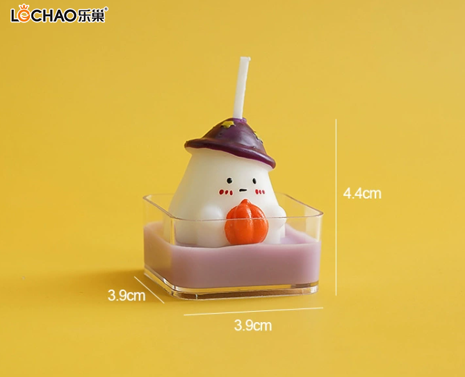 Halloween funny and diverse art candles