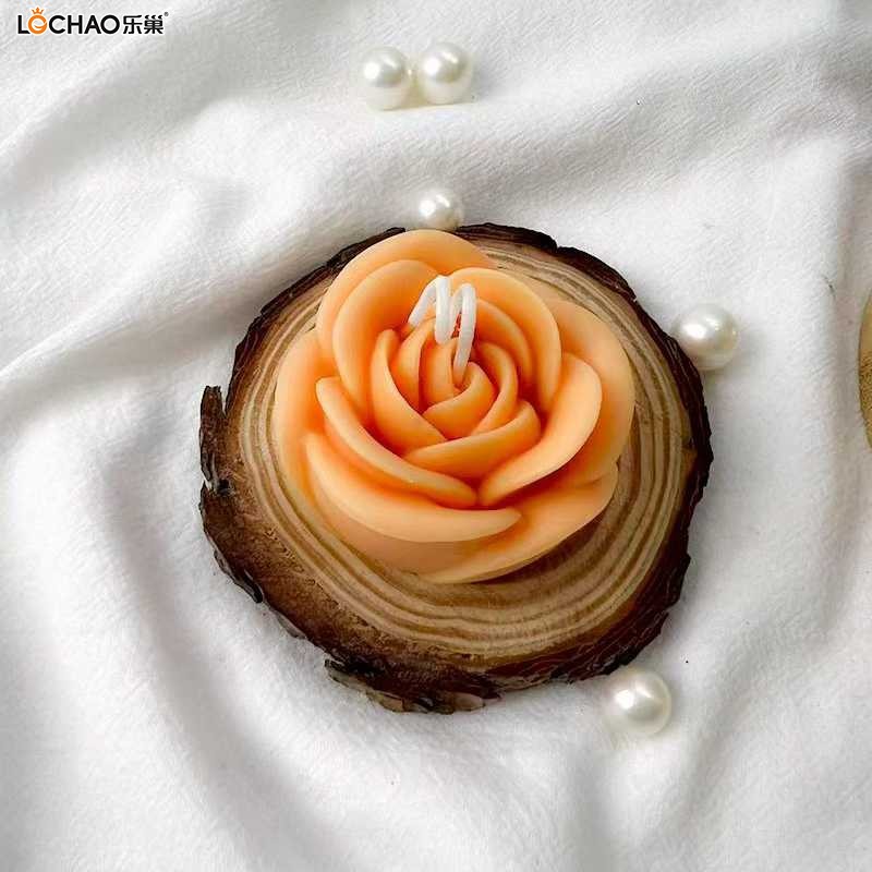 Large Rose Scented Candle