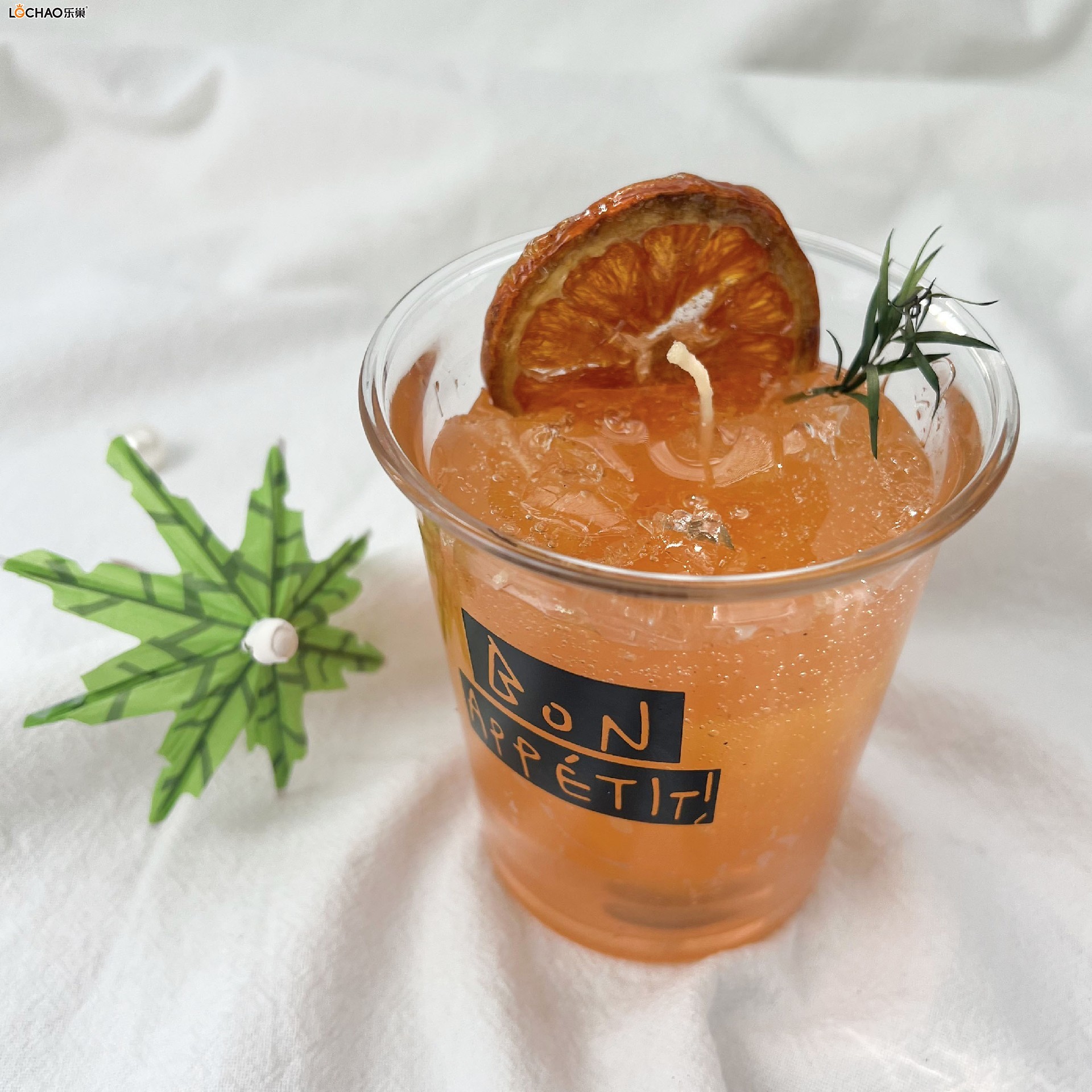 Jelly Wax Drink Cup Scented Candle