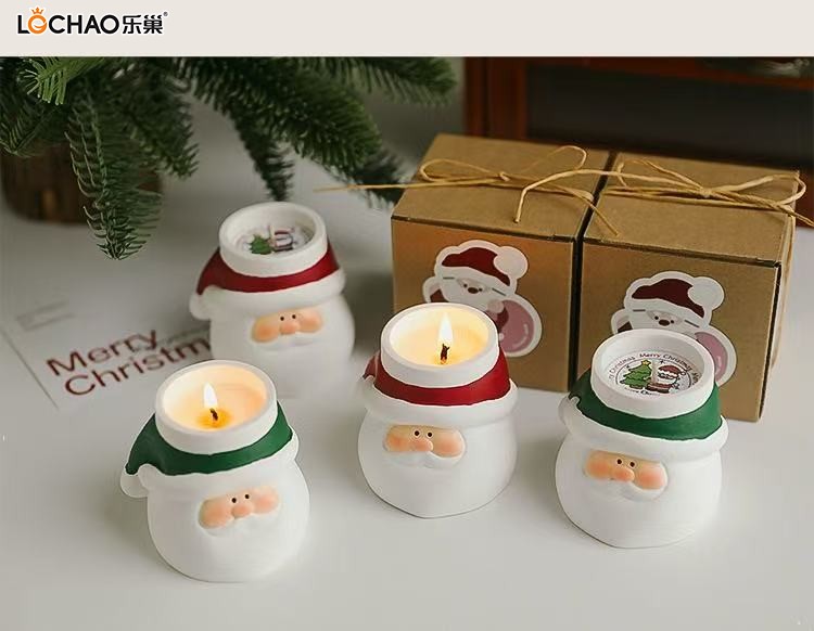 Santa Claus Scented Candle Cup