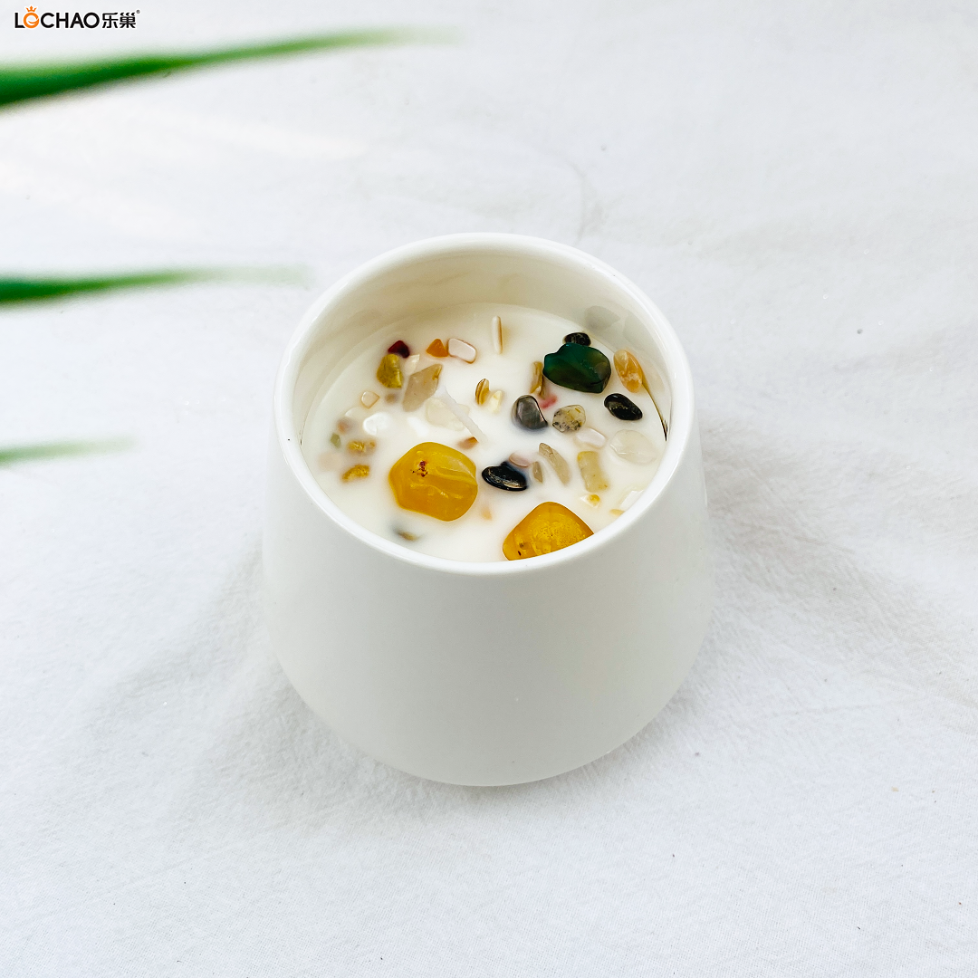 Ceramic Large-bellied Cup Scented Candle