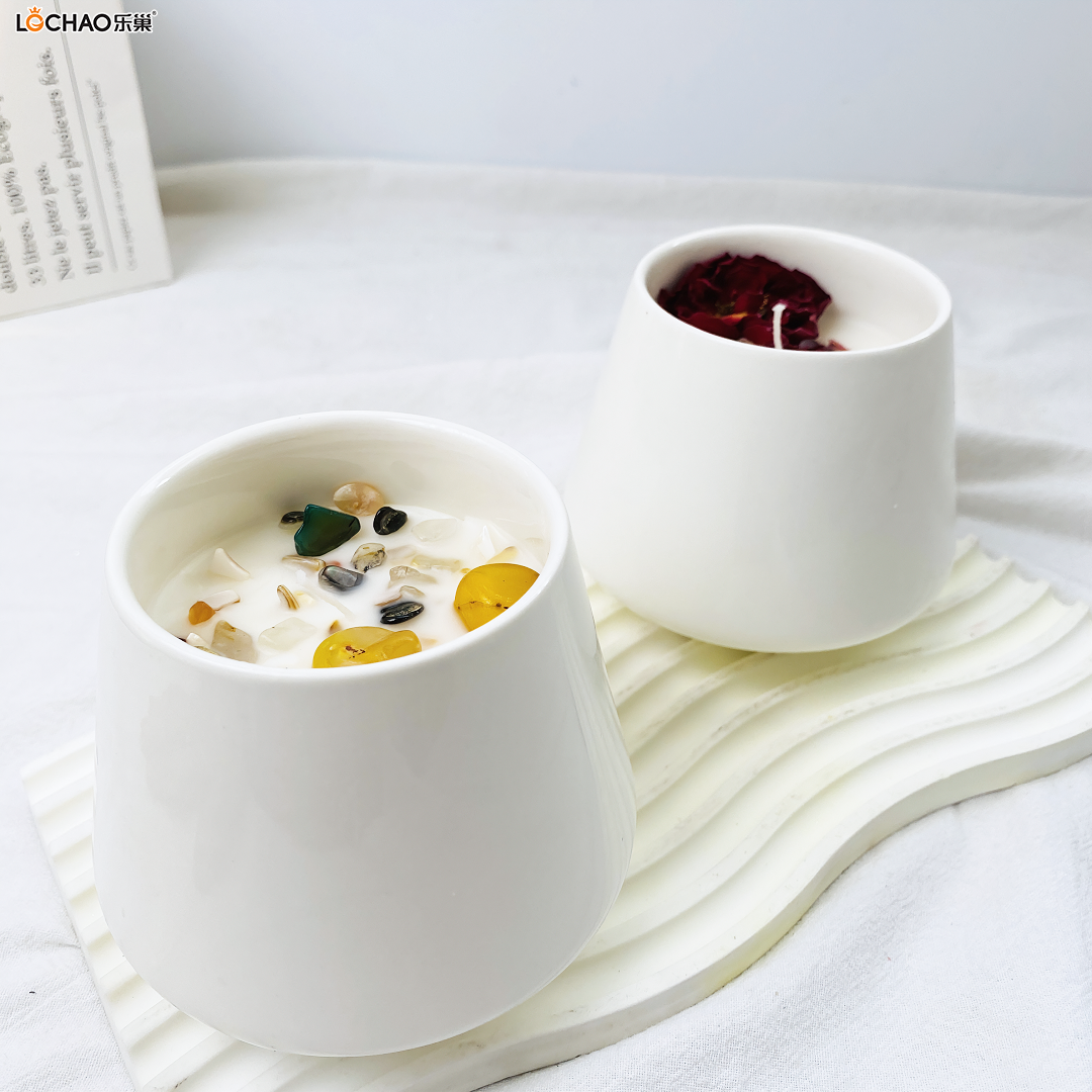 Ceramic Large-bellied Cup Scented Candle