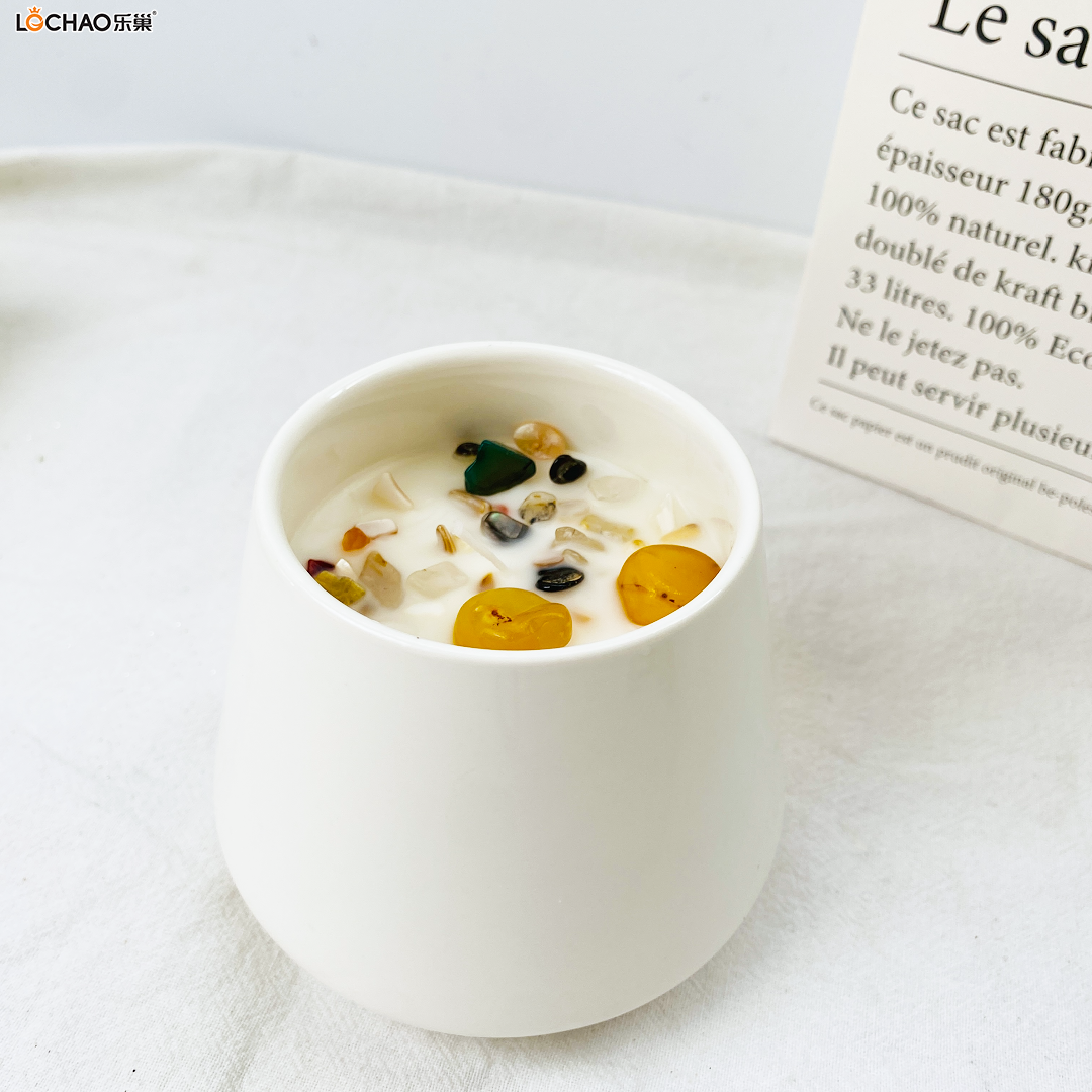 Ceramic Large-bellied Cup Scented Candle